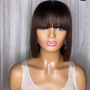 Bob with bang wig